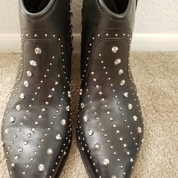 Sam Edelman Shoes - NWT Sam Edelman Black Silver studded boots